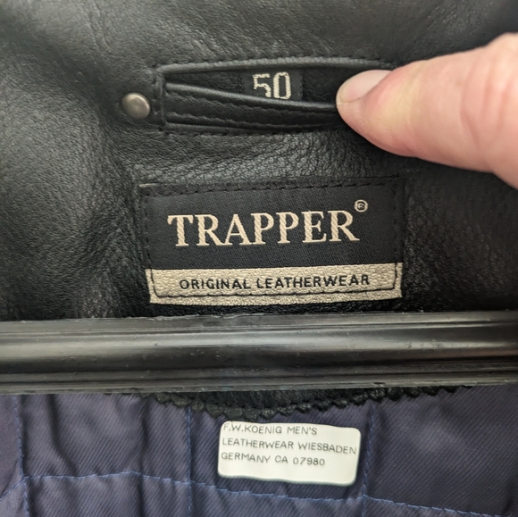 Trapper Men's Leather Jacket - Picture 4 of 12